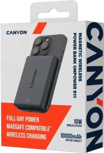 Powerbank Canyon OnPower 511 10000 mAh czarny - Przenośne źródło zasilania CNS-CPB511B (5291485019587) 3