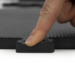 Mata treningowa, ochronna 6 szt. puzzle z pianki EVA 1,2 cm antypoślizgowe, grafitowe UNIWERSALNY 16