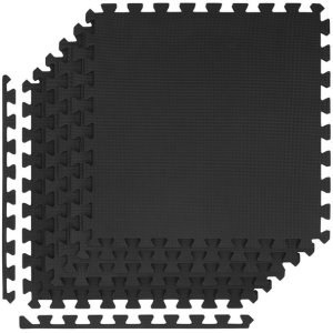 Mata treningowa, ochronna 6 szt. puzzle z pianki EVA 1,2 cm antypoślizgowe, grafitowe UNIWERSALNY 17