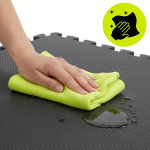 Mata treningowa, ochronna 6 szt. puzzle z pianki EVA 1,2 cm antypoślizgowe, grafitowe UNIWERSALNY 8