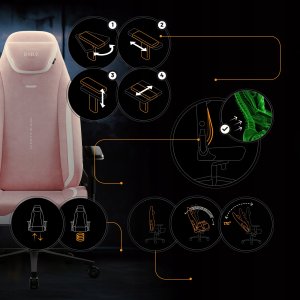 Fotel Diablo Chairs X.Eye Prime Akira Pink Normal Size 12