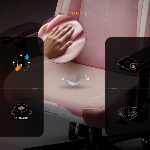 Fotel Diablo Chairs X.Eye Prime Akira Pink Normal Size 7