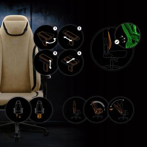 Fotel Diablo Chairs X.Eye Prime Broken Gold Normal Size 7