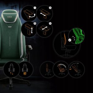 Fotel Diablo Chairs X.Eye Prime Forest Green Normal Size 11