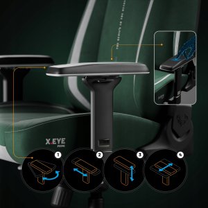 Fotel Diablo Chairs X.Eye Prime Forest Green Normal Size 6