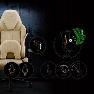 Fotel Diablo Chairs X.One Prime Broken Gold Normal Size 10