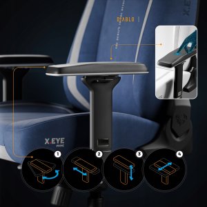 Fotel Diablo Chairs X.Eye Prime Meta Ocean Normal Size 7