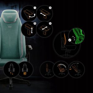 Fotel Diablo Chairs X.Eye Prime Mystic Mint Normal Size 8