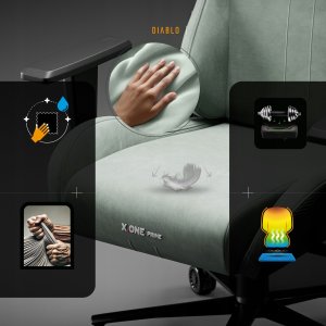 Fotel Diablo Chairs X.One Prime Ghotic Green Normal Size 7