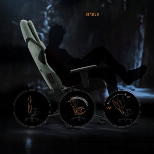 Fotel Diablo Chairs X.One Prime Ghotic Green Normal Size 10