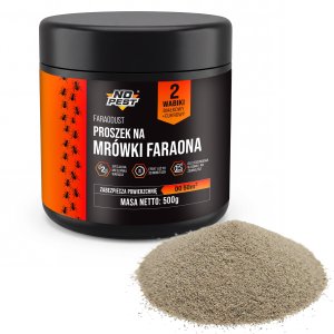 NO PEST Proszek Preparat Środek Trutka Granulat na Mrówki Faraona Faraonki Całe Kolonie Mrówek "Faraodust" 500g 2