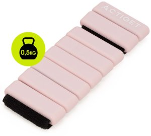 Obciążenia na ręce i nogi 2x0,5 kg do treningu fitness i cardio, jasnoróżowe UNIWERSALNY 12