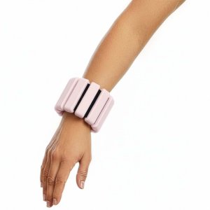 Obciążenia na ręce i nogi 2x0,5 kg do treningu fitness i cardio, jasnoróżowe UNIWERSALNY 5