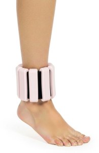 Obciążenia na ręce i nogi 2x0,5 kg do treningu fitness i cardio, jasnoróżowe UNIWERSALNY 6