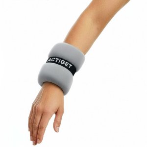 Obciążenia na ręce i nogi 2x0,5 kg do treningu fitness i cardio, szare UNIWERSALNY 5