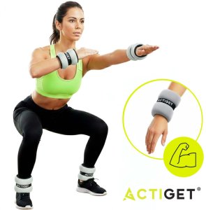 Obciążenia na ręce i nogi 2x0,5 kg do treningu fitness i cardio, szare UNIWERSALNY 10