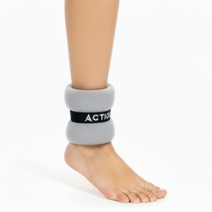 Obciążenia na ręce i nogi 2x1 kg do treningu fitness i cardio, szare UNIWERSALNY 5