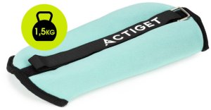 Obciążenia na ręce i nogi 2x1,5 kg do treningu fitness i cardio, miętowe UNIWERSALNY 5