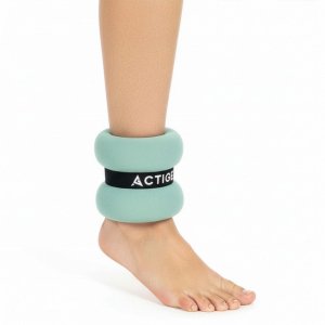 Obciążenia na ręce i nogi 2x1,5 kg do treningu fitness i cardio, miętowe UNIWERSALNY 9