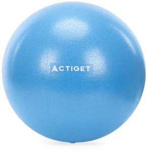 Piłka do pilatesu i rehabilitacji 22 cm z pompką gimnastyczna do ćwiczeń niebieska UNIWERSALNY 10