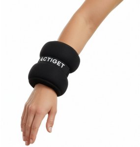 Obciążenia na ręce i nogi 2x3 kg do treningu fitness i cardio, czarne UNIWERSALNY 4