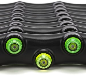 Hula hop z wypustkami masującymi 88 cm obręcz fitness, składana, czarno-zielone UNIWERSALNY 7