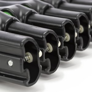 Hula hop z wypustkami masującymi 88 cm obręcz fitness, składana, czarno-zielone UNIWERSALNY 10