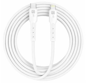 Quik Accessories QK-1022 Soft Silicone 27W Charging & Data Cable USB-C to Lightning 1m 2