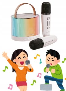 Maxlife zestaw karaoke Bluetooth MXKS-200 różowy 5