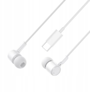 Słuchawki XO XO słuchawki przewodowe EP81 USB-C douszne białe 3