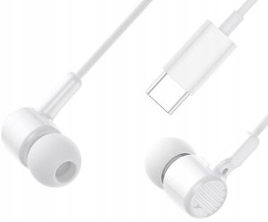 Słuchawki XO XO słuchawki przewodowe EP81 USB-C douszne białe 5