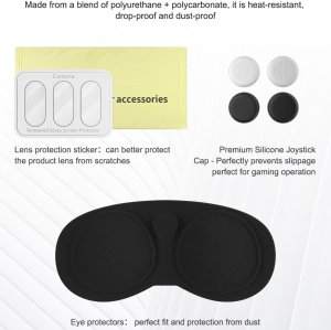 Zestaw ochronny 4 w 1 do Meta Quest 3 3