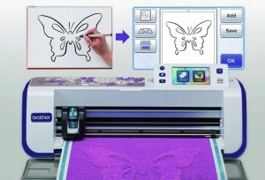 Brother ScanNCut CM600 Ploter Tnący z Skanerem Urządzenie Wielofunkcyjne 3