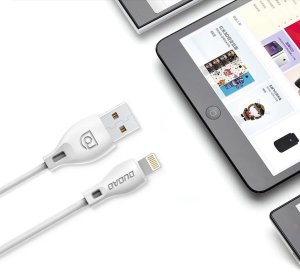 Kabel przewód USB-A - MicroUSB L4M 2.4A 1m - biały Kabel przewód USB-A - MicroUSB L4M 2.4A 1m - biały 6