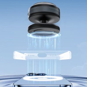 Dudao Uchwyt samochodowy z ładowarką bezprzewodową przyssawką do smartfona MagSafe 15W Uchwyt samochodowy z ładowarką bezprzewodową przyssawką do smartfona MagSafe 15W 6