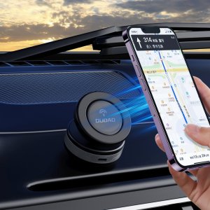 Dudao Uchwyt samochodowy z ładowarką bezprzewodową przyssawką do smartfona MagSafe 15W Uchwyt samochodowy z ładowarką bezprzewodową przyssawką do smartfona MagSafe 15W 8