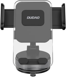 Uchwyt samochodowy do smartfona z przyssawką na deskę rozdzielczą - czarny Uchwyt samochodowy do smartfona z przyssawką na deskę rozdzielczą - czarny 2