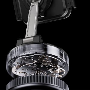 Uchwyt samochodowy do smartfona z przyssawką na deskę rozdzielczą - czarny Uchwyt samochodowy do smartfona z przyssawką na deskę rozdzielczą - czarny 4