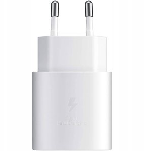 Ładowarka Sieciowa USB-C 25W Biała Szybka Kabel USB-C Do USB-C 1m Zestaw 3