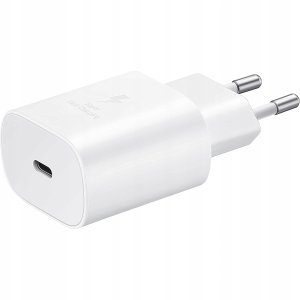 Ładowarka Sieciowa USB-C 25W Biała Szybka Kabel USB-C Do USB-C 1m Zestaw 4