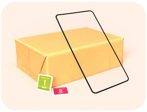 Hello Case 3-PAK Szkło Hartowane Do Oppo A6 Pro 5G CPH2781 (Pełne, 5D, Szybka, 9H) 2