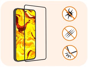 Hello Case 3-PAK Szkło Hartowane Do Oppo A6 Pro 5G CPH2781 (Pełne, 5D, Szybka, 9H) 3