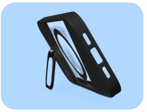 Hello Case Etui Do Magsafe Do Apple iPhone 17 (Fusion, Czarne, Clear, Podstawka, Case) 4