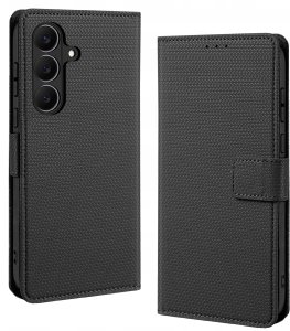 krainaGSM ETUI z klapką do Samsung S25 FE Zamykane Magnetyczne + SZKŁO 9H 2