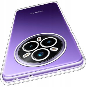 krainaGSM Etui Bezbarwne do Realme 14 Pro+ Plus 5G WZMACNIANE CLEAR CASE 2MM + Szkło 5