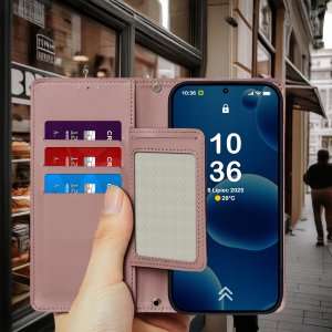 krainaGSM ETUI z klapką do Xiaomi Redmi Note 14 4G Zamykane Magnetyczne + SZKŁO 9H 6