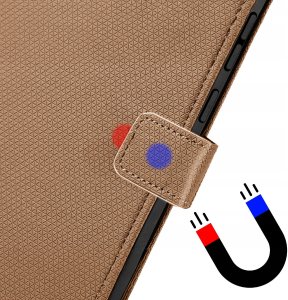 krainaGSM ETUI z klapką do Xiaomi Redmi 15C Zamykane Magnetyczne + SZKŁO 9H 9