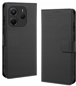 krainaGSM ETUI z klapką do Xiaomi Redmi Note 14 4G Zamykane Magnetyczne + SZKŁO 9H 2