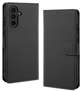 krainaGSM ETUI z klapką do Samsung A36 5G | A56 5G Zamykane Magnetyczne + SZKŁO 9H 2