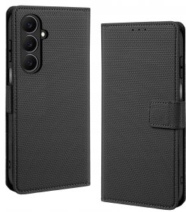 krainaGSM ETUI z klapką do Samsung A16 4G | A16 5G Zamykane Magnetyczne + SZKŁO 9H 2